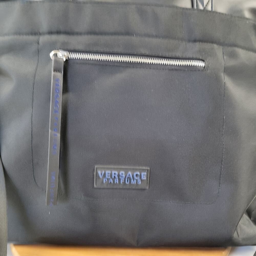 Versace Parfums Crossbody Messenger Bag Tote Handbag Size Medium Unisex Travel - Picture 2 of 16